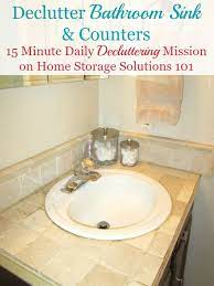 How To Declutter Your Bathroom Sink