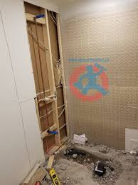 Installation Of Shower Drain In The