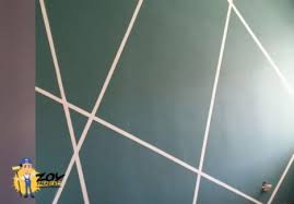 Cara cat dinding ruang tamu rumah motif geomatric corak cat dinding rumah diy. Corak Cat Dinding Desainrumahid Com