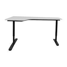 Many of our desks are height adjustable meaning you can switch between standing and sitting throughout the day. 47 Off Ikea Ikea Bekant White Left Corner Desk Tables