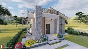 72 Sq M Small Modern House Design 8 0m