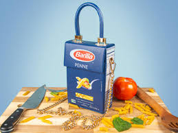 barilla penne pasta box purse