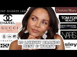 best worst 10 luxury makeup brands