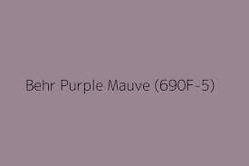 Behr Purple Mauve 690f 5 Color Hex Code