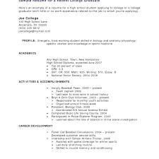 Sample Resume No Work Experience High School Students Of Student For