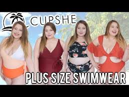 Cupshe Swimsuit Try On Haul Will It Fit Plus Size
