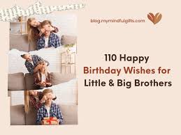 happy birthday wishes little brother