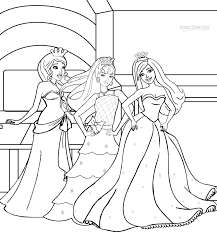 Download and print these barbie 12 dancing princesses coloring pages for free. Barbie Princess Coloring Pages Cool2bkids