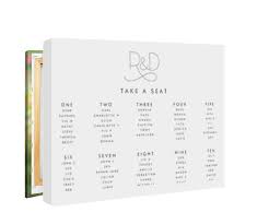 Canvas Table Plan Wedding Seating Plans On Canvas Prints
