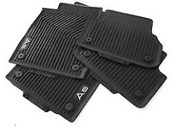 audi a5 black rubber all weather floor