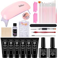 ns 01 07 poly gel nail kit with sun