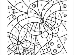 8 number coloring pages