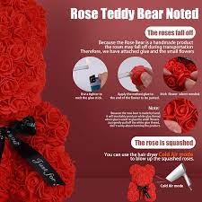 Check spelling or type a new query. Buy Rose Teddy Bear Rose Bear Teddy Bear 10 Flower Bears With Lights Rose Bear Foam Artificial Flower Lighted Up Rose Teddy Bear Gift For Valentines Day Mothers Day Anniversary A Royal Blue Online In Germany
