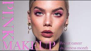 pink makeup for t cancer awareness