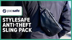 pacsafe stylesafe anti theft sling pack