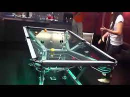 glass pool table is beyond awesome