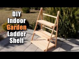 Diy Foldable Ladder Shelf I Indoor