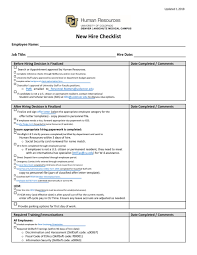 50 useful new hire checklist templates