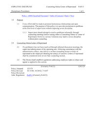 008351620 1 Counseling Memo Template Examples Informal