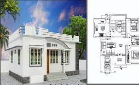 900 Square Feet Two Bedroom Home Plan