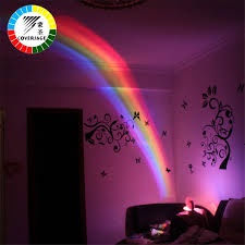 Coversage Rainbow Night Light Projector Children Kids Baby Sleeping Romantic Led Projection Lamp Atmosphere Novelty Lamps Gift Night Light Projector Night Lightled Projection Aliexpress