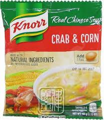 knorr crab corn instant chinese