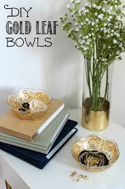 diy gold leaf bowls video tutorial
