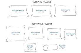 Bed Pillows Bed Pillow Sizes