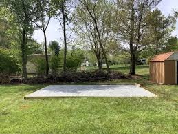 Anthony T Gravel Shed Foundation In