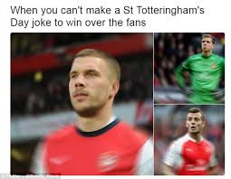 Entra y no te pierdas estas ofertas. Arsenal Fans Trolled The Best North London Derby Memes Daily Mail Online