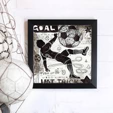 Rough Game Sports Soccer Wall Art Decor