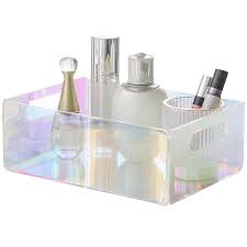 jangslng iridescent acrylic storage box