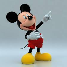 mickey and minnie mouse 3d model 189
