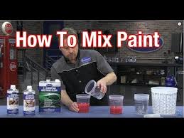 How To Mix Car Paint Understanding Paint Mixing Ratios