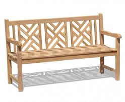 princeton teak 5ft garden bench