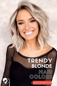 Sunrise blonde is bright and golden with tons of dimension but still has a natural vibe thanks to a darker root and warm tone. Flirty Blonde Hair Colors To Try In 2021 Lovehairstyles Com