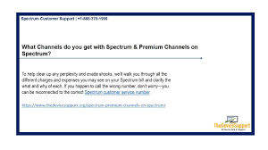 Existing Services Available Over Spectrum Support Phone
