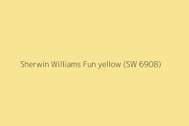 Sherwin Williams Fun Yellow Sw 6908