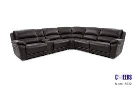 6 pc power reclining sectional 8532