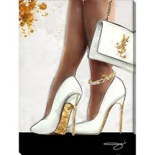 Heel Giclee Stretched Canvas Wall Art