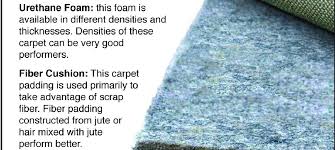 proper carpet padding is as important