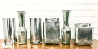 Diy Mercury Glass Vases With Krylon