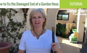 Repair The Damaged End Of A Garden Hose