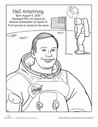 Neil Armstrong Worksheet Education Com