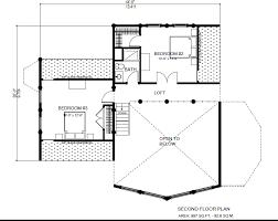 log post and beam 3 bdr floor plan