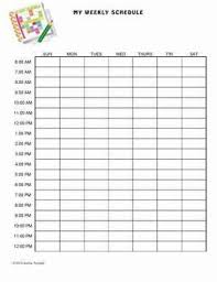 Time Management Chart