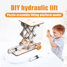 fairnull kids diy hydraulic lift table