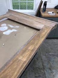 large floor leaner mirror sawdust