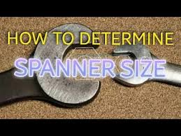 Determine Spanner Size When Know Bolt Stud Size By M Tech