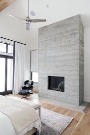 top 60 best concrete fireplace designs